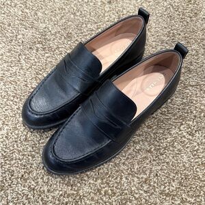 Cole Haan Classic Black Leather Slip-Ons